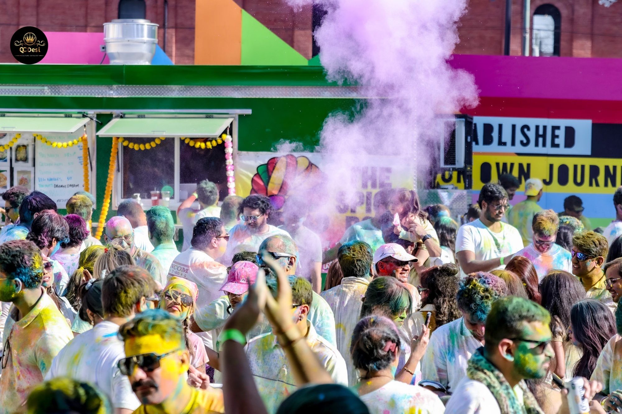 QCDesi event photo: queen city holi 6395