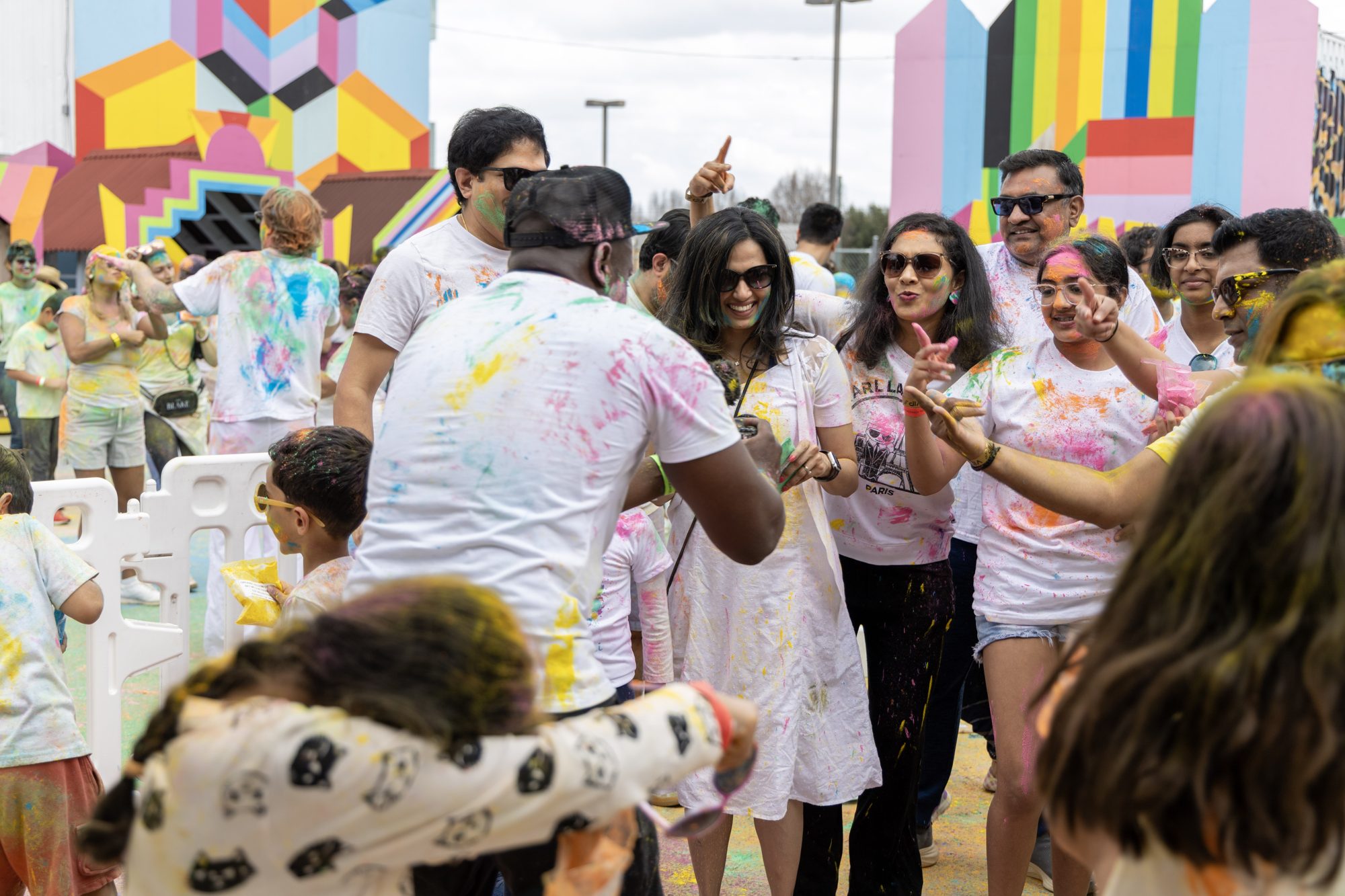 QCDesi event photo: queen city holi dance